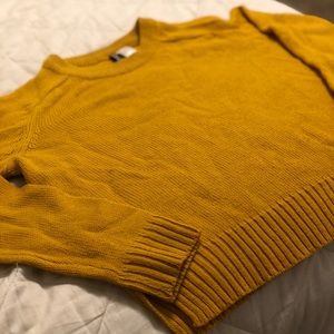 Cozy Mustard Yellow H&M Sweater